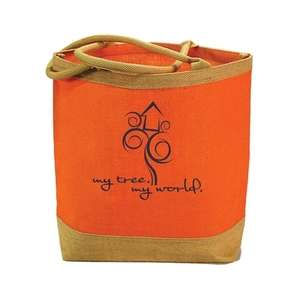 Market Jute Tote Bag 