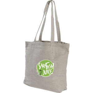 Custom Promotional Woodstock Hemp Tote Bag