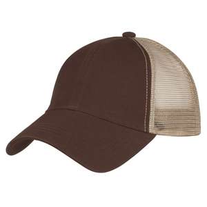 Washed Cotton Mesh Back Trucker Cap