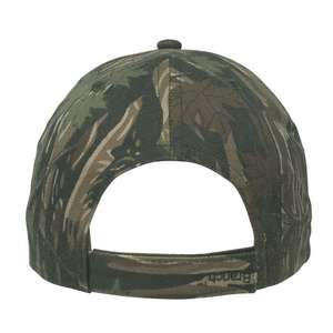 Camouflage Cap with Safety Orange Sandwich Bill