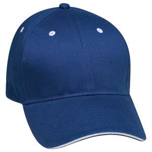 Structured Brushed Twill Sandwich Cap 
