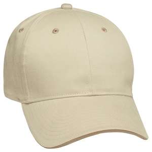 Structured Brushed Twill Sandwich Cap 
