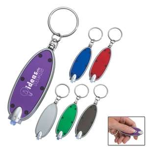 Oval LED Key Chain