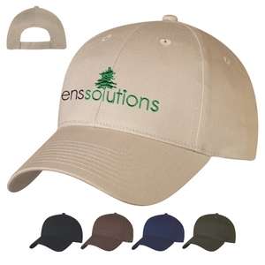 Organic Brushed Cotton Twill Cap 