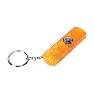Whistle Light and Compass Key Chain 