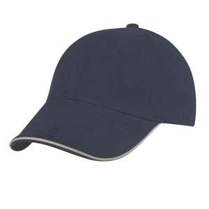 Nu-Fit Brushed Cotton Fitted Sandwich Cap 