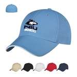 Business Structured Caps - Nu-Fit Pique Mesh Fitted Sandwich Cap