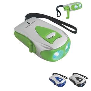 Dynamo Crank Flashlight 