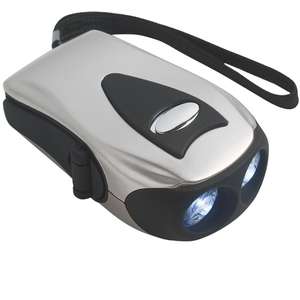 Dynamo Crank Flashlight 