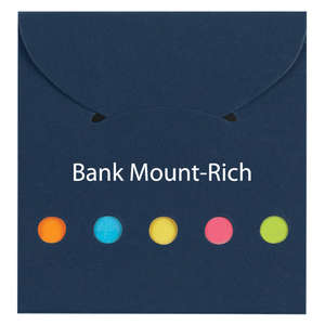 Custom Promotional Sticky Notes and Flags in Pocket Case