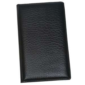 Custom Promotional Leather Look Padfolio with Sticky Note Pads and Flags