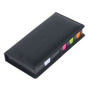 Leather-Look Case of Sticky Notes with Calendar