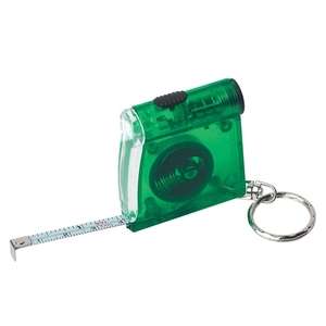 Tape Measure LED Flashlight Key Chain 
