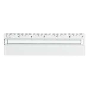 Plastic 6" Ruler with Magnifying Glass 