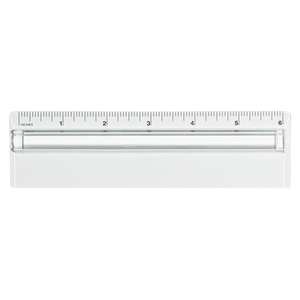 Plastic 6" Ruler with Magnifying Glass 