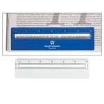 Custom Rulers - Plastic 6" Ruler with Magnifying Glass