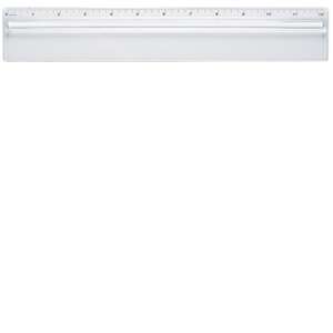 Plastic 12" Ruler with Magnifying Glass 