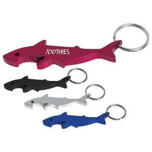 Shark Bottle Opener Key Ring 
