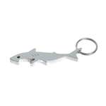Promotional Metal Keychains - Shark Bottle Opener Key Ring