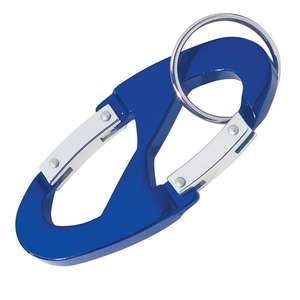 Double Hook Carabiner with Key Ring 