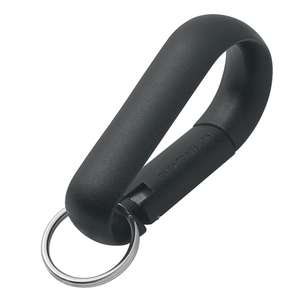 Wide Aluminum Carabiner with Key Ring