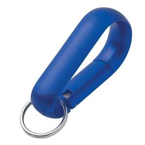 Wide Aluminum Carabiner with Key Ring
