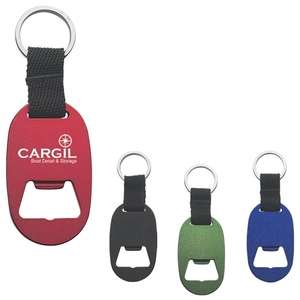 Metal Key Tag with Bottle Opener 