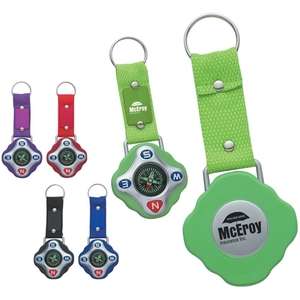 Compass Key Ring