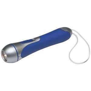 High Tech Flashlight with Clear PVC Wrist Band 