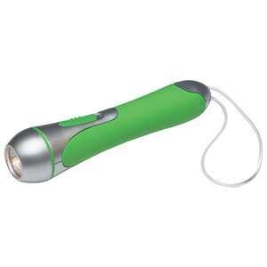 High Tech Flashlight with Clear PVC Wrist Band 