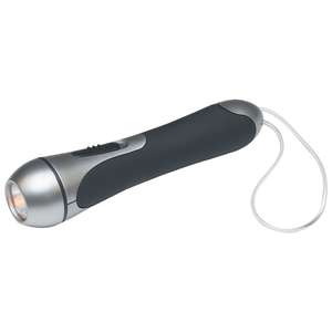High Tech Flashlight with Clear PVC Wrist Band 