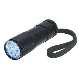 The Stubby Aluminum LED Flashlight with Strap 