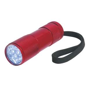 The Stubby Aluminum LED Flashlight with Strap 