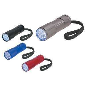 The Stubby Aluminum LED Flashlight with Strap 