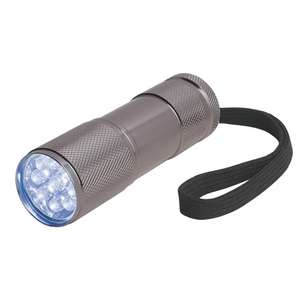 The Stubby Aluminum LED Flashlight with Strap 
