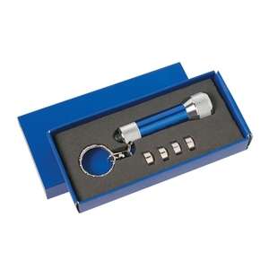 Aluminum Flashlight Key Chain 