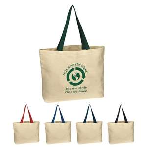 Custom Promotional Natural Cotton Canvas Tote Bag