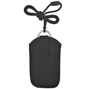 Custom Promotional Neoprene Portable Electronics Case on Neck Cord