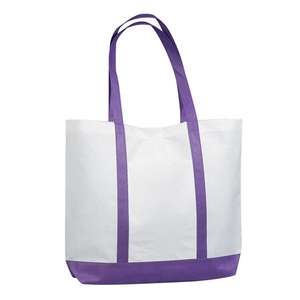 Non-Woven Tote Bag with Trim Colors