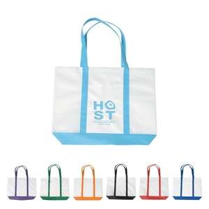 Custom Promotional Non-Woven Tote Bag with Trim Colors