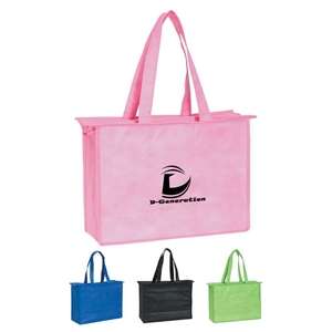 Non-Woven Zippered Tote Bag