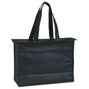 Custom Promotional Non-Woven Zippered Tote Bag