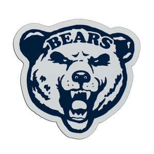 Custom Promotional Bear Badge 2-5/8"x2-1/2"