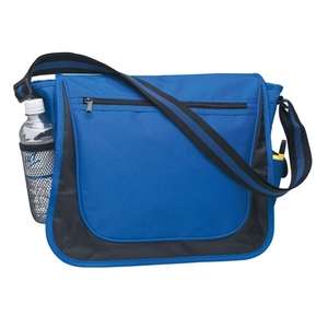 Messenger Bag with Matching Striped Handle 