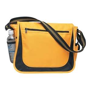 Messenger Bag with Matching Striped Handle 