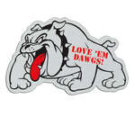 Promotional Badges - Bulldog Badge 3"x2"