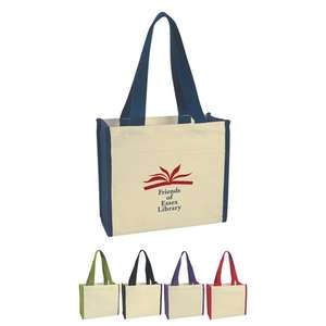 Heavy Cotton Canvas Boxy Tote Bag 