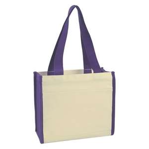 Heavy Cotton Canvas Boxy Tote Bag 