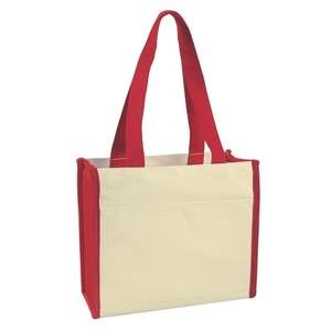 Heavy Cotton Canvas Boxy Tote Bag 