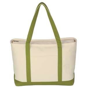 Large Heavy Cotton Canvas Boat Tote 